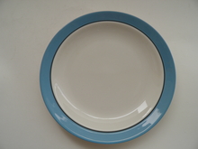 Harlekin Turquoise Salad Plate Arabia