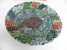 Hubertus Pheasant Plate Dorrit von Fieandt 