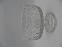 Jesperi Footed Bowl clear glass