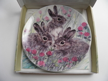 Bunnies Wall plate 19,5 cm Arabia