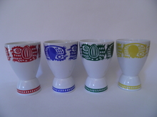 Chicken 4 Eggcups/Drinkcups Arabia SOLD OUT