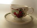 Pomona Portmeirion Tea Cup and Saucer dark Cherry SOLD OUT