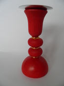 Candlestick red by Aarikka SOLD OUT