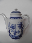 Singapore Coffee Pot blue