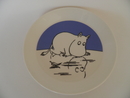 Moomin Plate Moomintroll on Ice 2-side SOLD OUT