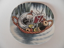 Moomin Wall Plate Snap in Sewing Basket