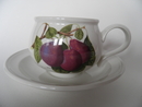 Pomona Portmeirion Tea Cup and Saucer dark Plum SOLD OUT