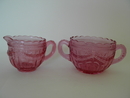 Creamer and Sugar Bowl lilac Riihimäen lasi SOLD OUT