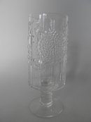 Flora Footed Wine Glass 