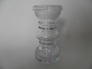 Carmen Vase/Candleholder clear glass SOLD OUT