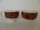 Suhina Sugar Bowl and Creamer Arabia SOLD OUT