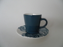 Espresso Coffee cup and Saucer turquise SOLD OUT