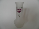 Vase handpainted with violets