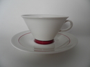 Harlekin Red Hat Tea Cup and Saucer Arabia