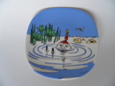 Moomin Wall Plate Little My Swims 