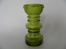 Carmen Vase/Candleholder green Riihimäen lasi SOLD OUT