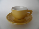 Oliivi Espresso Cup and Saucer yellow