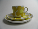 Aurinko Coffee Cup, Saucer and Side Plate Arabia SOLD OUT
