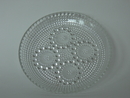 Grapponia Side Plate clear glass