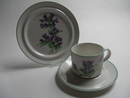 Campanula Glomerata Coffee Cup and 2 Plates Arabia SOLD OUT