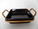 Kilta Platter with Rattan Frame Kaj Franck SOLD OUT