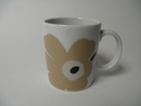 Unikko Mug lightbrown Marimekko SOLDO UT