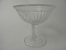 Kara footed Bowl clear glass 