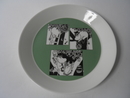 Moomin Plate Cartoon green