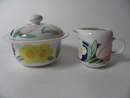 Arctica Poetica Sugar Bowl and Creamer Arabia SOLD OUT