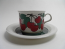 Kirsikka Tea Cup and Saucer Arabia SOLD OUT