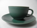 24h Tea Cup and Saucer green 