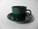Teema Coffee Cup and Saucer darkgreen SOLD OUT