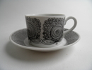 Calypso Mocha Coffee Cup and Saucer Arabia 