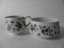 Traditio Creamer and Sugar Bowl Arabia SOLD OUT