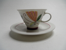 Harlekin Carneval Mocha Cup And Saucer