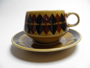 Motti Tea Cup and Saucer Arabia