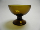 Footed bowl brown Saara Hopea