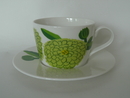 Primavera Coffee cup and Saucher light green SOLD OUT