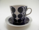 Blue decoration Cup and Saucer Esteri Tomula SOLD OUT