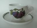 Pomona Portmeirion Tea Cup and Saucer Plum SOLD OUT