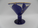 Zeebra Footed Bowl blue