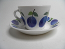 Prunus Coffee Cup and Saucer Gustavsberg