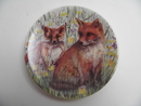 Fox Wall plate 11,5 cm Tuula Lappalainen SOLD OUT