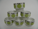 Egg Cup green Apple 6 pcs Arabia